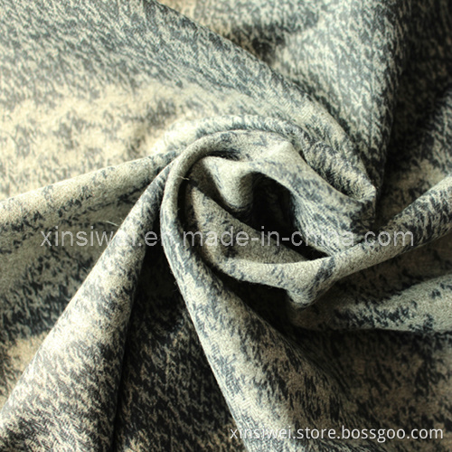 Peached 100% Polyeater Fabric with Printed (SLTN9246)
